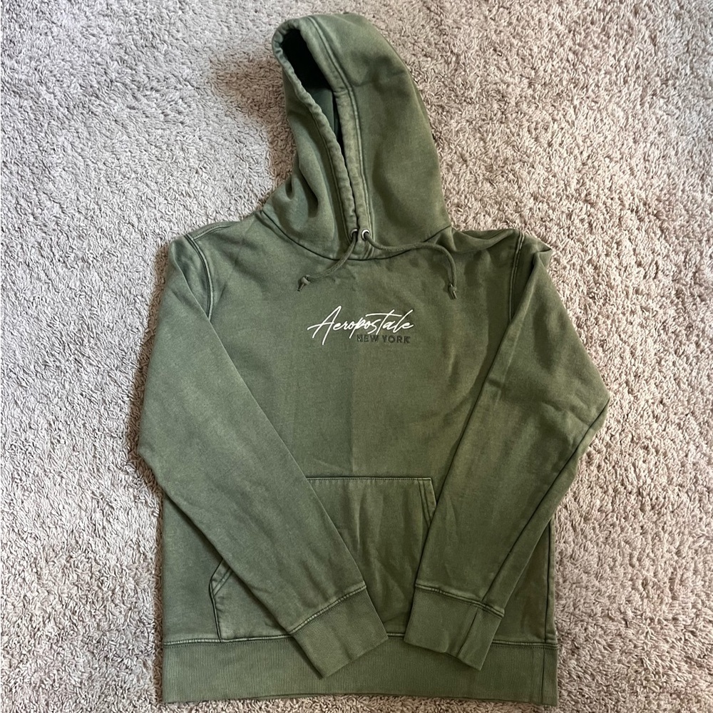 Aeropostale Olive Green Hoodie for Men Size M
